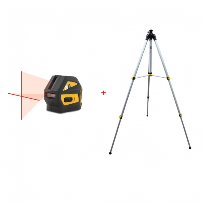 Laser krzyżowy CL1 + statyw SJJ-1M EX z wysięgnikiem