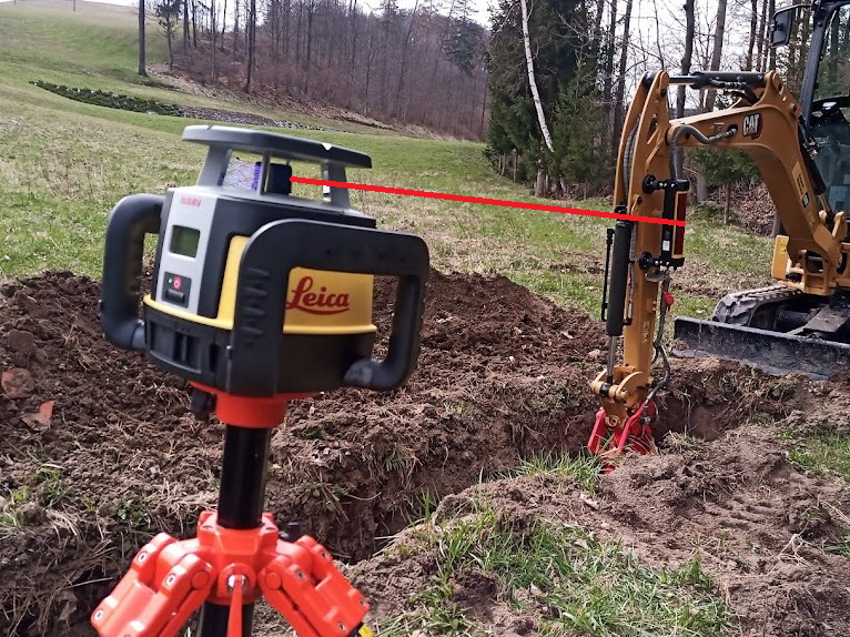 Leica Rugby CLH Kameleon + detektor LMR360R