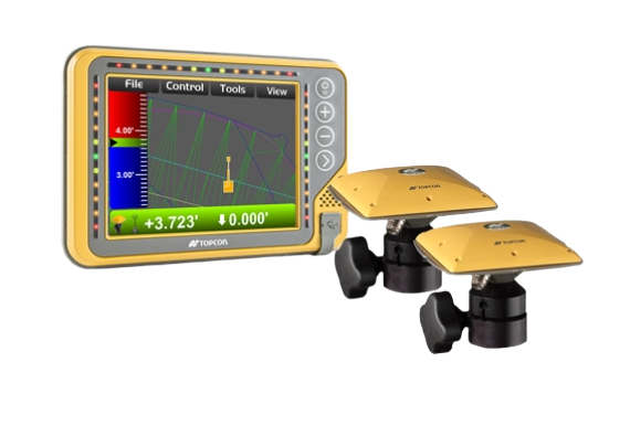 System 3D na koparkę Topcon X53i 2xGPS