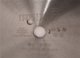 INDIAM TURBO G-15 350/25,4 Tarcza diamentowa