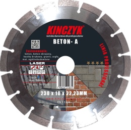 Tarcza diamentowa KIŃCZYK BETON - A 350 MM