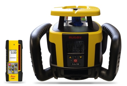 Laser Obrotowy Leica Rugby CLAx700 + COMBO detektor lasera