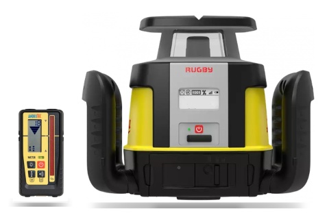 Laser Obrotowy Leica Rugby CLH + odbiornik cyfrowy Androtec