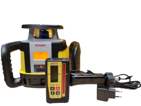 Laser Obrotowy Leica Rugby CLH + odbiornik cyfrowy Androtec