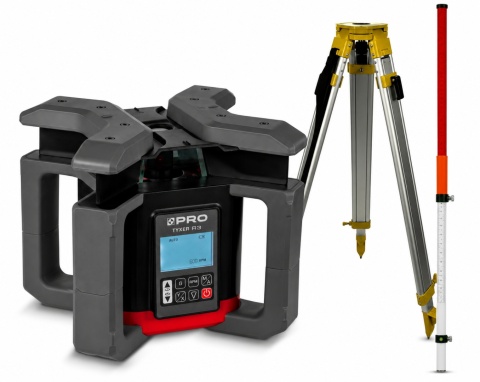 Laser obrotowy PRO TYXER R3 SET