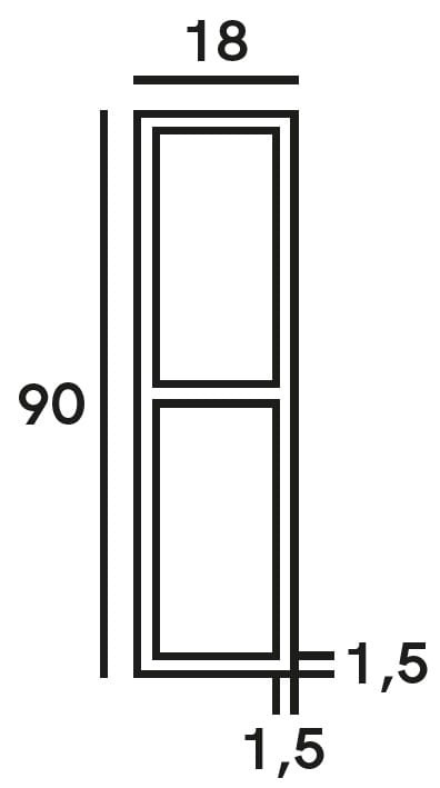 Łata drogowa, składana SŁOWIK L91 dł.4m