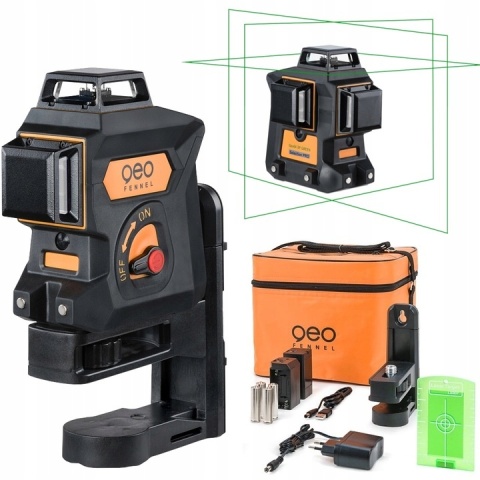 Laser krzyżowy Geo Fennel Geo6X GREEN SP Li-Ion SOFT BAG + statyw