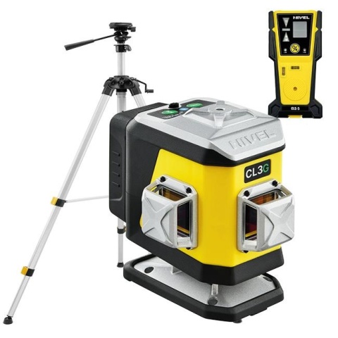 Laser krzyżowy Nivel System CL3G + statyw + czujnik CLS-5