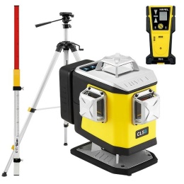 Laser krzyżowy Nivel System CL5B + statyw + czujnik CLS-5 + łata