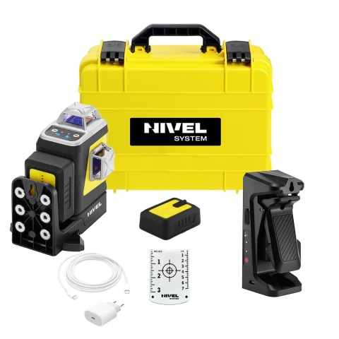Laser krzyżowy Nivel System CLx3B MOTOR + statyw