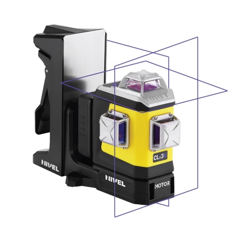 Laser krzyżowy Nivel System CLx3V MOTOR + tyczka rozporowa