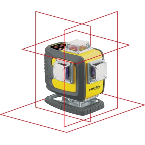 Laser krzyżowy Nivel System CL4D-R + tyczka rozporowa