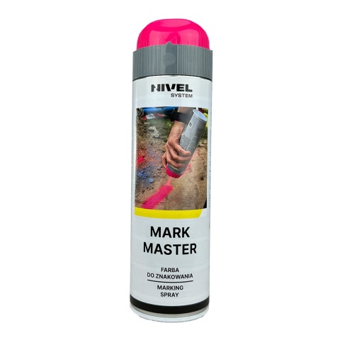 Farba do znakowania Nivel System Mark Master różowa 500 ml