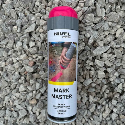 Farba do znakowania Nivel System Mark Master różowa 500 ml