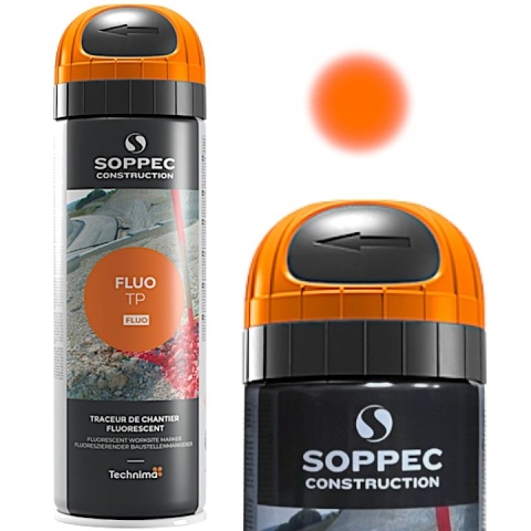 Farba geodezyjna Soppec FLUO+12 pomarańczowa 500 ml