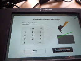 System sterowania 3D FJD G31 GPS na koparkę