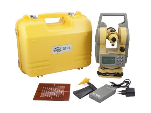 Teodolit elektroniczny Nivel System DT-2L – zestaw ze statywem SJJ1