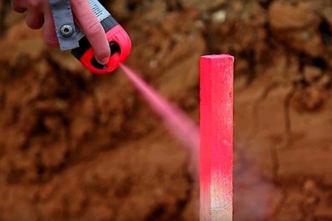 Farba geodezyjna Soppec Track Marker czerwona 500 ml