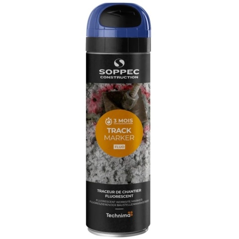 Farba geodezyjna Soppec Track Marker niebieska 500 ml