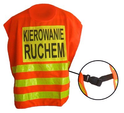 Kamizelka ostrzegawcza KIEROWANIE RUCHEM