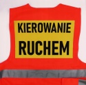 Kamizelka ostrzegawcza KIEROWANIE RUCHEM