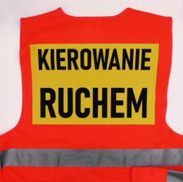 Kamizelka ostrzegawcza KIEROWANIE RUCHEM