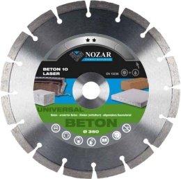 Tarcza diamentowa NOZAR LASER BETON10 400x25,4