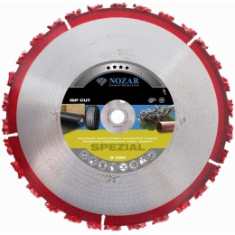 Tarcza do cięcia korzeni NOZAR Rip Cut 350x25,4 mm